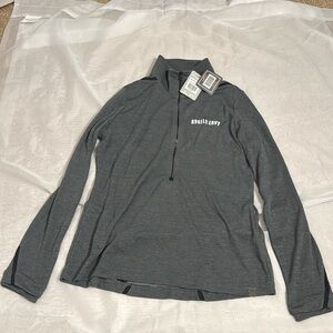 Long Sleeved Trimark T Shirt ½ zip - Angel’s Envy